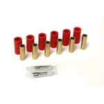 Energy Suspension 2.2101R; Rear Spring/shackle Bushings Red For 55-75 Jeep CJ5. Fixed Price $27.01.