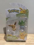 Nib Pokemon Easter Spring 2" Eevee And Oddish Battle Action Figure Pk Flowers. Fixed Price $13.33.