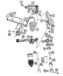 Genuine Mopar Front Coil Spring Right 68442794AD. Fixed Price $63.00.