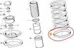 Lemforder Coil Spring Pad Front Lower 3MM Bmw 31331124322 E30 E36 E34. Fixed Price $20.15.