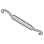 New Genuine Mercedes-benz Spring 606993051064 / 606-993-05-10-64 Oem. Fixed Price $89.70.