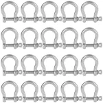 20 Pcs Stainless Steel M6 Screw Shackle 1/4 Inch Chain Bow Clevi. Fixed Price $36.29.