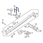 Ford F-150 2017-2020 HL3Z5705A Leaf Spring Axle U-bolt. Fixed Price $18.38.