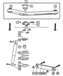 Genuine Mopar Suspension Spring 52088697AB. Fixed Price $71.65.