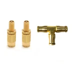 Torque Inflation Schrader Valve 1/4" With Push Connect Pair & Union Tee. Fixed Price $9.48.