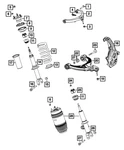 Genuine Mopar Front Coil Spring Right 68423431AC. Fixed Price $93.89.