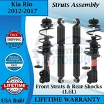 Monroe Oem Front Struts Assembly & Rear Shocks For 2012-2017 Kia Rio 9YR Warrant. Fixed Price $387.96.