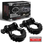 Autmatch D Ring 3/4" (2 Pack) Shackles, Black. Fixed Price $34.36.
