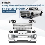 Front Bumper Cover Grille Kit For 2015-2019 Chevy Silverado 2500 3500 Wt/lt/ltz. Fixed Price $837.99.
