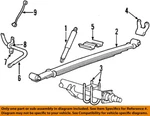 Ford Oem 99-10 Excursion Suspension Components-u-bolt N811667S436. Fixed Price $25.68.