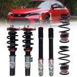 Megan Street Series Red Coilover Damper Springs For 16-21/22+ Civic 2DR 4DR 2.0L. Fixed Price $849.00.