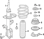 Genuine Nissan Coil Spring 54010-7LF1A. Fixed Price $125.12.