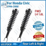 Rear Left Right Strut Coil Spring Assembly Set For 1996-00 Honda Civic 1.6L Fwd. Fixed Price $88.24.