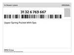 Genuine Bmw Upper Spring Pocket With Spa 31-32-6-769-667 New. Fixed Price $37.98.