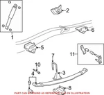 Genuine Oem Leaf Spring Shackle Bolt For Toyota 9010514025. Fixed Price $14.83.