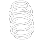 Genuine Audi Spring 5Q0-511-115-LG. Fixed Price $170.40.