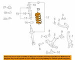 48131-53400 Toyota Spring, Front Coil, Rh 4813153400, New Genuine Oem Part. Fixed Price $124.42.
