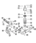 Genuine Mopar Rear Coil Spring 5272667AE. Fixed Price $87.87.
