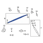 For Toyota Tundra 2012-2019 482200C351 Rear Left Leaf Spring Assembly. Fixed Price $864.43.