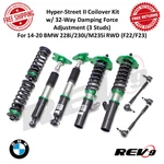 REV9 Hyper-street Ii Coilover Kit W/ 32-WAY Damping For 14-20 228I, 230I, M235I. Fixed Price $565.00.
