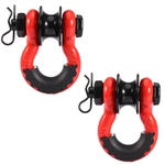 Pilida 3/4" Ring Shackle With Upgraded Snatch BLOCKS,57,000 LBS(28.5 Red. Fixed Price $62.82.