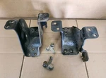 99 To 04 Ford Excursion F350 Super Duty Front Leaf-spring Blocker Beam Brackets. Fixed Price $275.00.