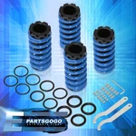For 88-91 Honda Civic Crx Ef Hatch Jdm Blue Spring Adj. Coilover Scale Sleeves. Fixed Price $43.99.