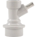 Ball Lock Gas - Barbed Is 1/4". 3/16" Beverage Tubing Recommend. Fixed Price $7.00.