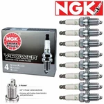 8 Pack Ngk V-power Racing Spark Plugs 7405 R5672A-9 R5672A9 Tune Ze. Fixed Price $49.75.