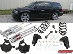 Chevy Tahoe 07-14 Lowering Kit 3" Front Spindles Strut 5" Rear Drop Coils Shocks. Fixed Price $1112.05.
