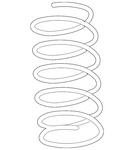 Genuine Nissan Coil Spring 54010-JA00B. Fixed Price $145.93.