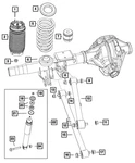 Genuine Mopar Rear Coil Spring 68091214AA. Fixed Price $341.04.