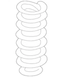 Genuine Volkswagen Coil Spring 1J0-511-115-AM. Fixed Price $116.41.