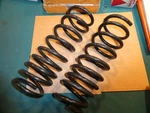 1985 - 1989 Tempo Topaz Front Coil Springs Moog Nors. Fixed Price $40.00.