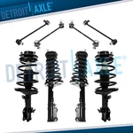 Front Rear Struts W/ Coil Spring Sway Bars For 1997 - 2001 Toyota Camry Solara. Fixed Price $343.92.
