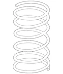 Genuine Bmw Coil Spring 31-33-7-888-477. Fixed Price $186.95.