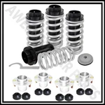 Silver Coil Over Adjustable Spring Kit Suspension Top Hat For 88-00 Civic. Fixed Price $85.99.