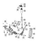 Genuine Mopar Rear Coil Spring 68263002AA. Fixed Price $82.64.