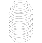 Genuine Mitsubishi Coil Spring 4040A412. Fixed Price $146.09.
