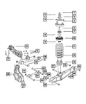 Genuine Mopar Rear Coil Spring 5272771AF. Fixed Price $53.53.