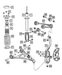 Genuine Mopar Front Coil Spring Right 5181609AB. Fixed Price $98.38.