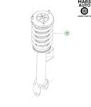 2017-2021 Tesla Model Rwd Front Right Shock Assembly Oem 1044369-01-F. Fixed Price $280.00.