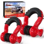 Nilight Pack 3/4" D-ring Shackle 4.75 Ton (9500 Of 2, Red. Fixed Price $33.96.