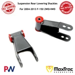 Maxtrac Suspension Rear Lowering Shackles For 2004-2013 F-150 2WD/4WD #413130. Fixed Price $84.36.
