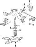 Genuine Mercedes-benz Spring 107-324-06-04. Fixed Price $182.17.