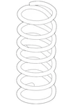 Genuine Nissan Coil Spring 55020-ZQ20B. Fixed Price $90.60.