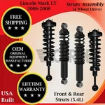 Monroe Oem Front Struts & Rear Shocks W/ Coil For 2006-2008 Lincoln Mark Lt 4WD. Fixed Price $374.63.