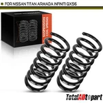 2X Coil Spring For Infinit QX56 04-10 Nissan Armada Titan Rwd Front Left & Right. Fixed Price $80.99.