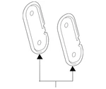 Genuine Gm Rear Spring Shackle 23240004. Fixed Price $12.39.
