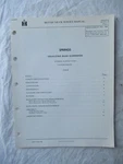 Ih International Motor Trucks Springs Beam Service Manual CTS-2120-B. Fixed Price $24.99.